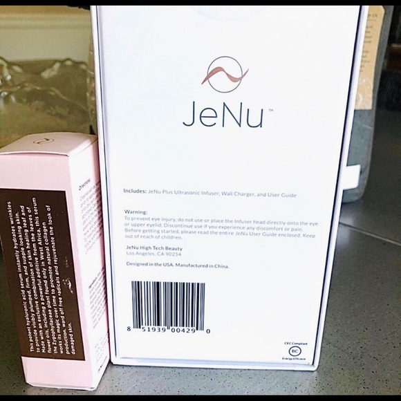 ANTI-AGING TOOL Jenu PLUS ultrasonic infuser ROSE GOLD skincare tool anti aging - Picture 5 of 13
